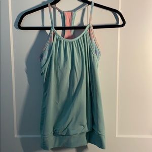 Ivivva Tank Top- Blue/Pink